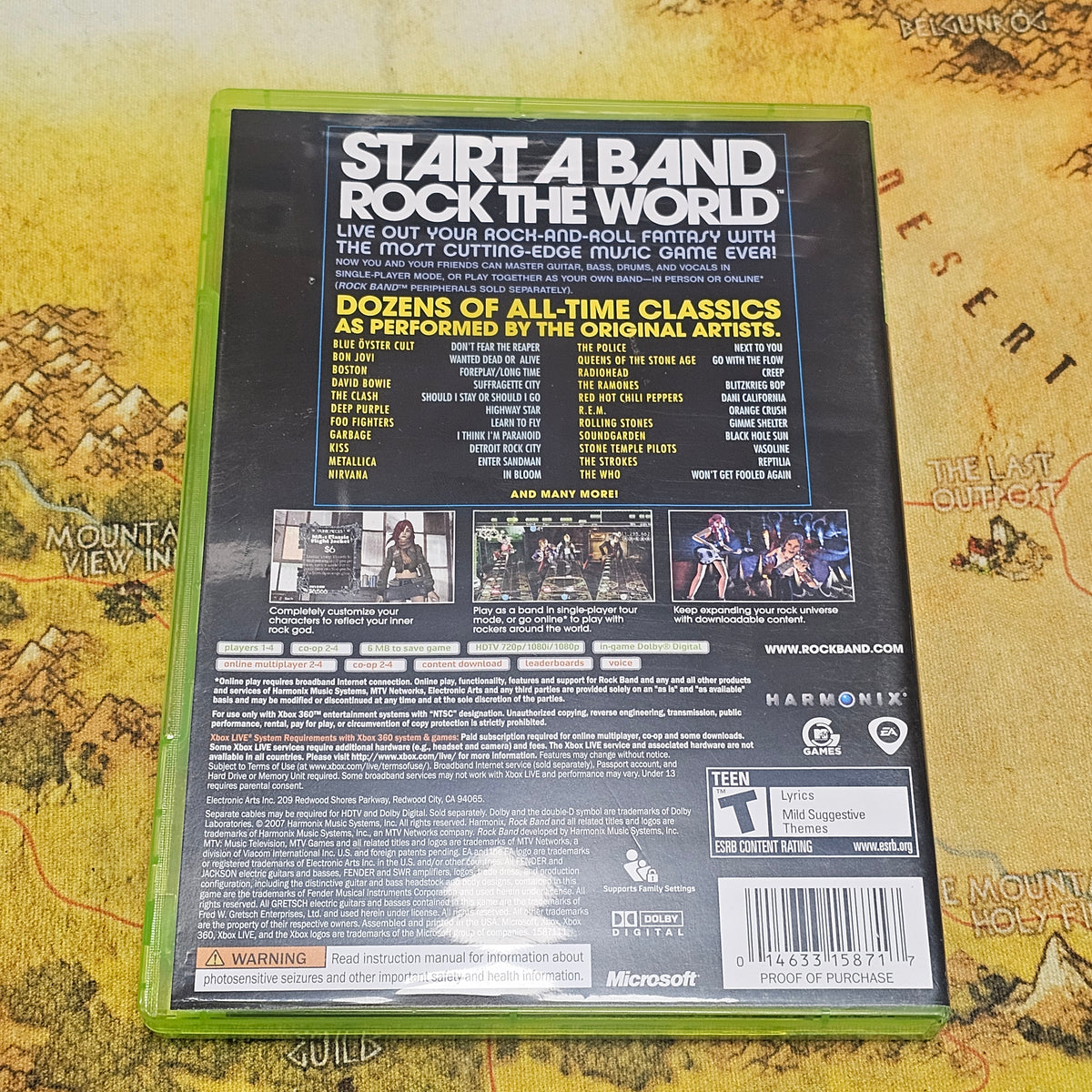 043: Rock Band - XBox 360