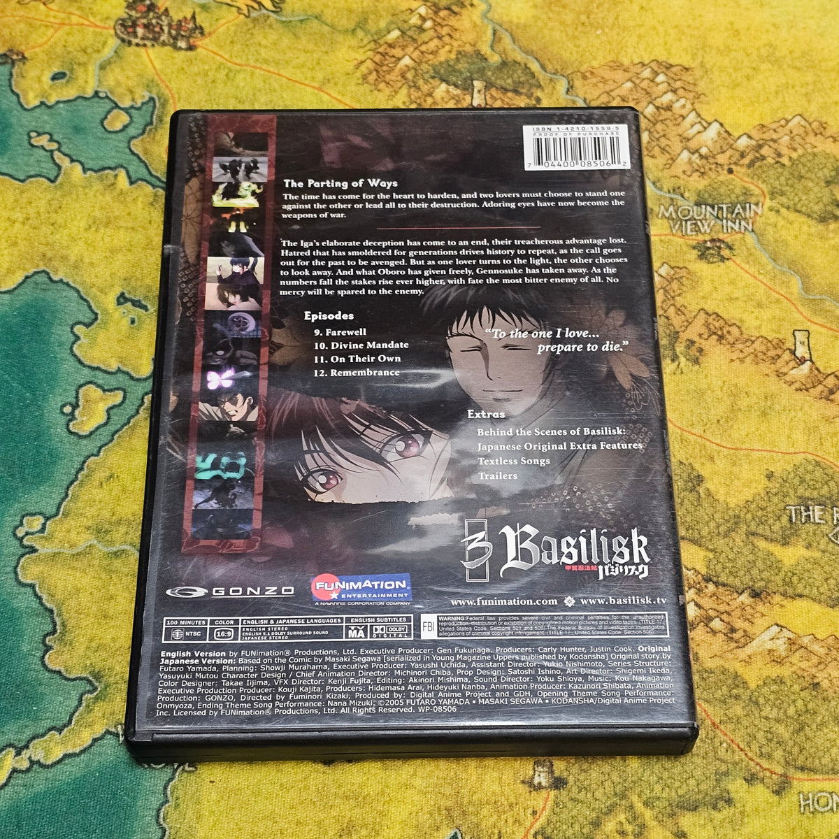 081: Basilisk - Vol. 3: The Parting of Ways (DVD)