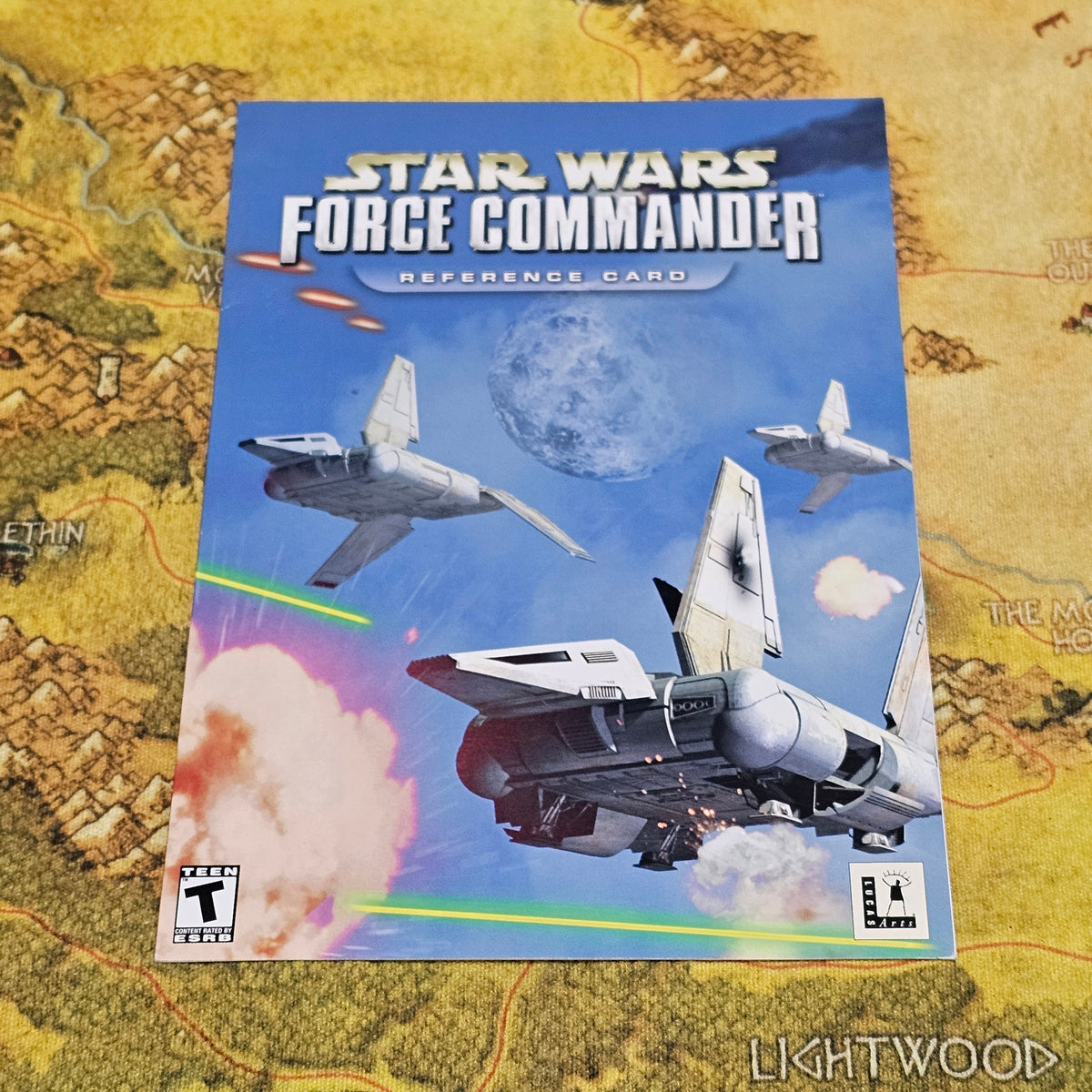 083: Reference Card: Star Wars: Force Commander - PC