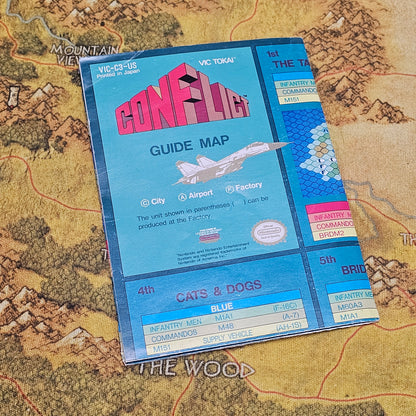 087: Guide Map: Conflict - NES