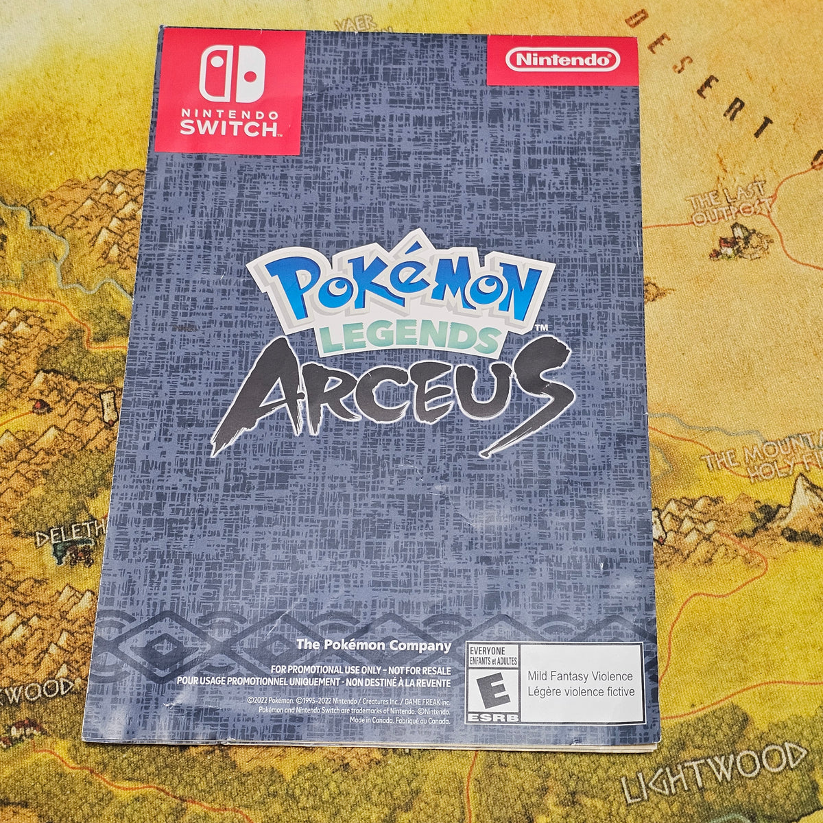 088: Map: Pokemon Legends Arceus