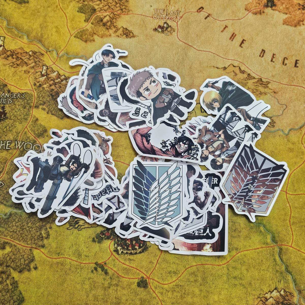 113: Attack on Titan Sticker Pack