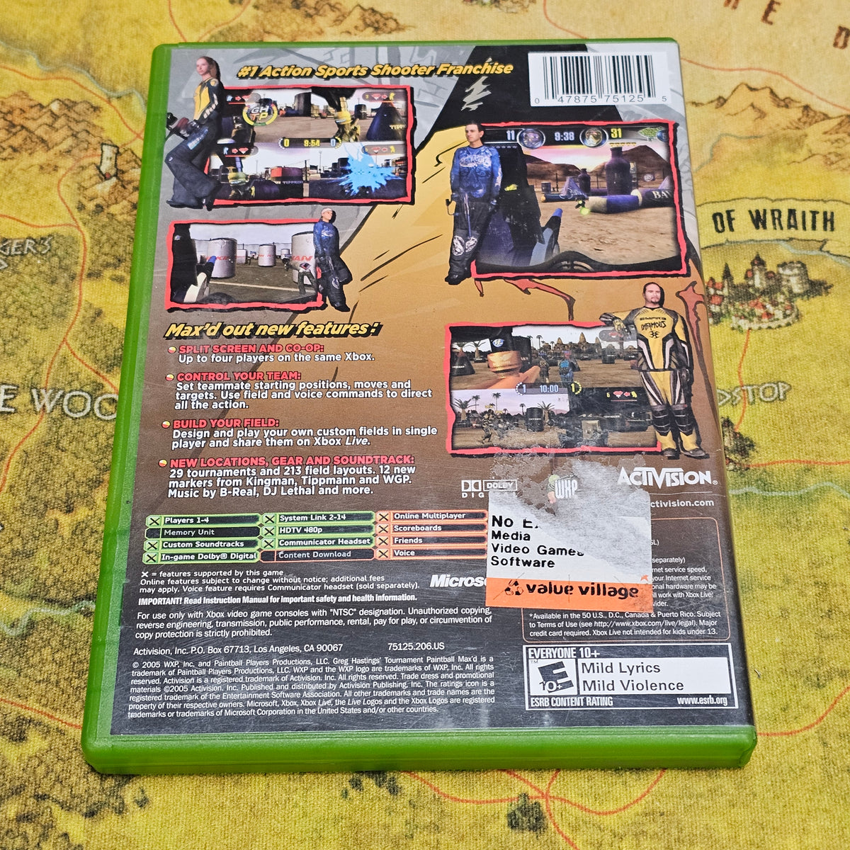 031: Greg Hastings Tournament Paintball Max'd - XBox