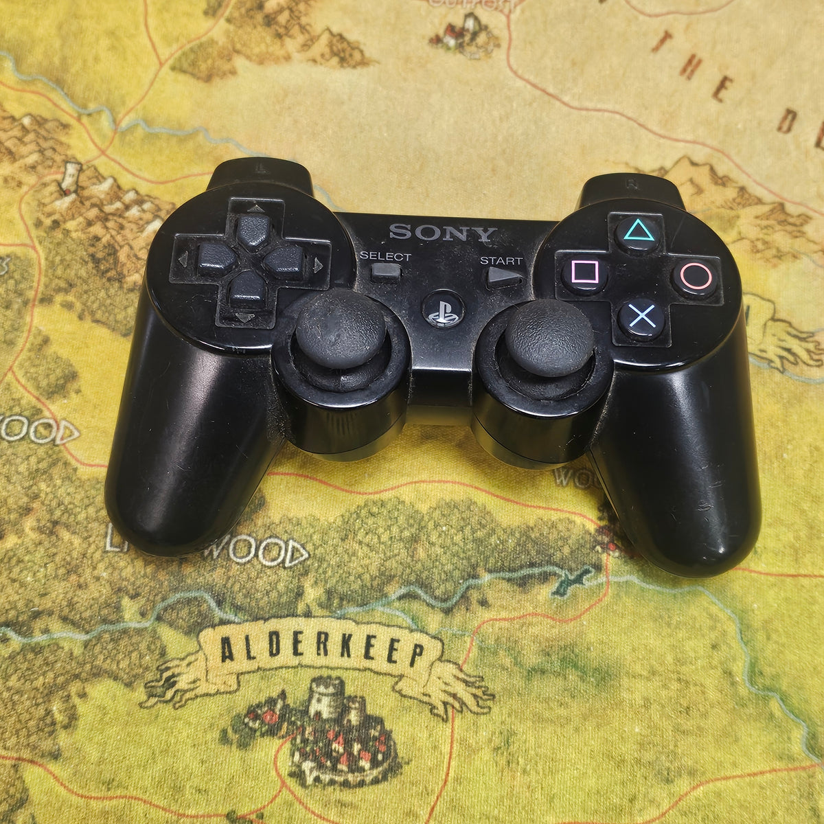 132: Black PS3 Controller