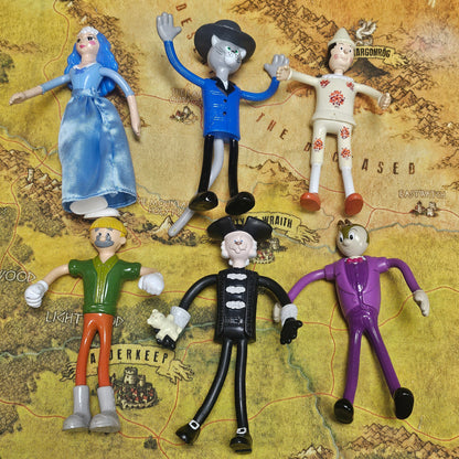 081: McDonalds Pinocchio Bendy Figures