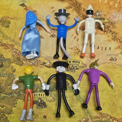 081: McDonalds Pinocchio Bendy Figures