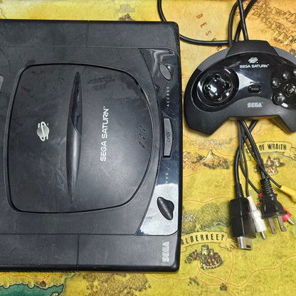 057: Sega Saturn Console and Controller